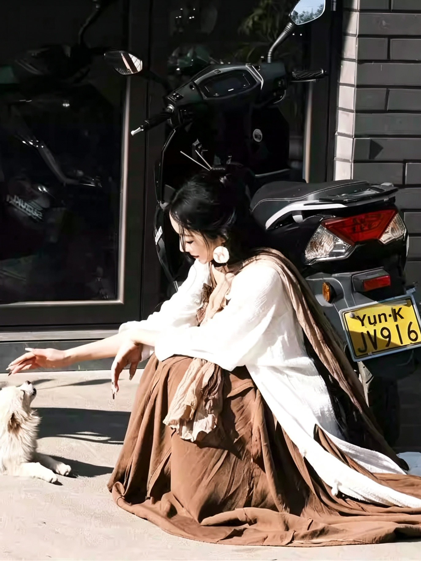 Photography Zen - 新しい中国風の女性のドレス禅風セット妖精の雰囲気ロングスカート芸術的な森林システム旅行写真綿麻オープンカーディガン