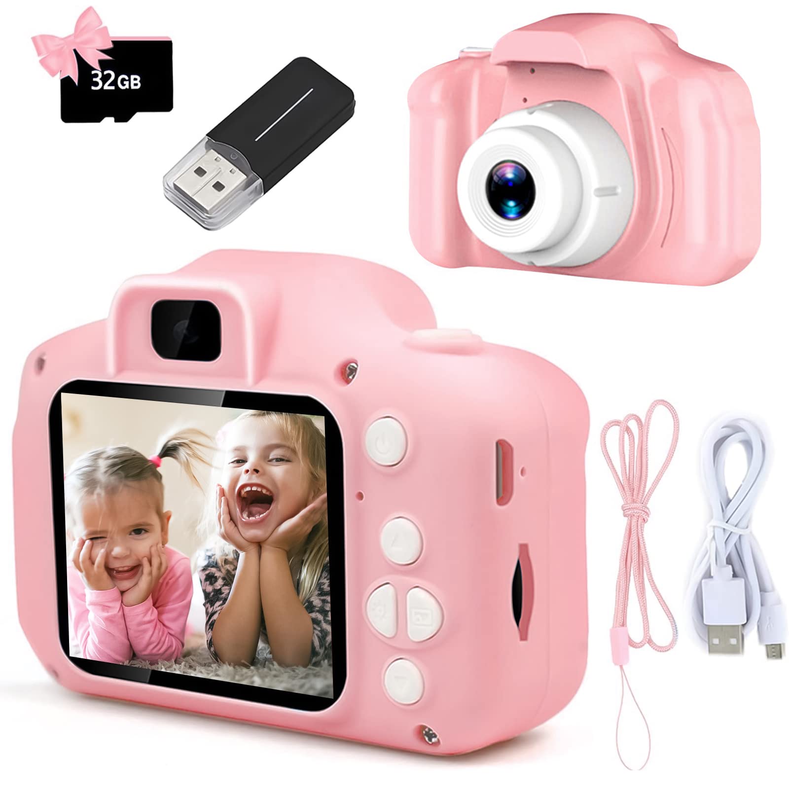 Photography Of Memories - 子供用カメラおもちゃミニ HD デジタルビデオ自撮りカメラポータブル屋外写真教育玩具子供のためのクリスマスギフト