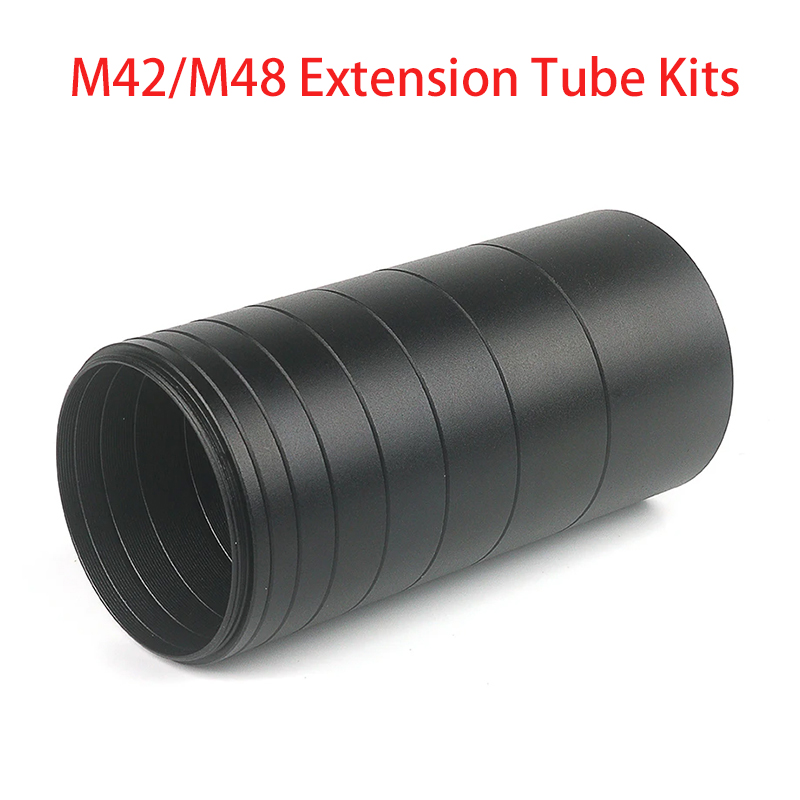 Photography Youtube - M42 M48 M54X0.75mm 延長チューブキット 3/5/7/10/12/15/20/30/40/50 ミリメートル天体望遠鏡写真撮影