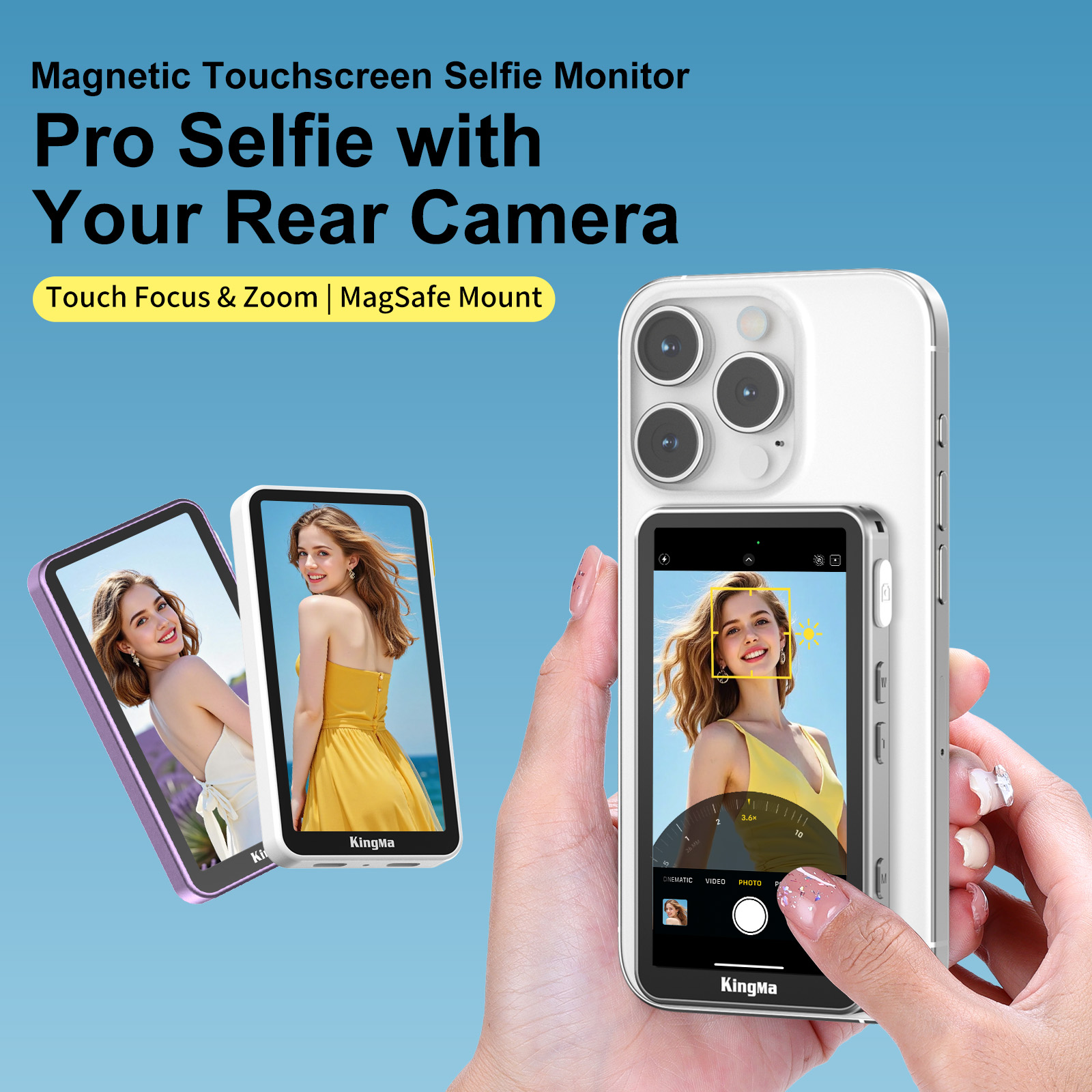Photography Zoom - PH02 ULTRA Phone Vlog Selfie Monitor