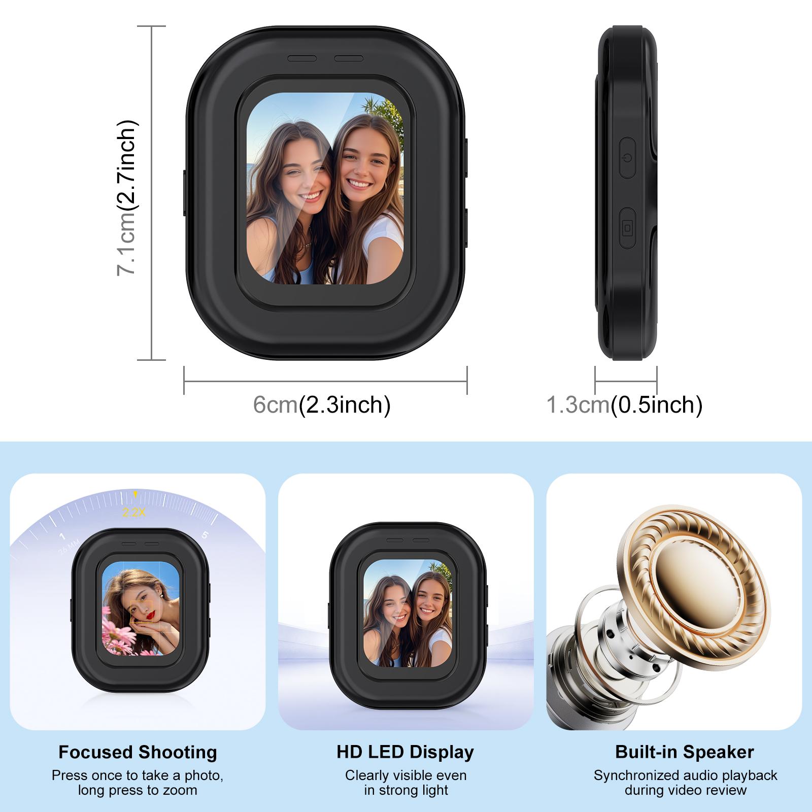 PULUZ マグネット式スマホ用Vlog自撮りモニター画面  - Photography Zoom のレビューと価格