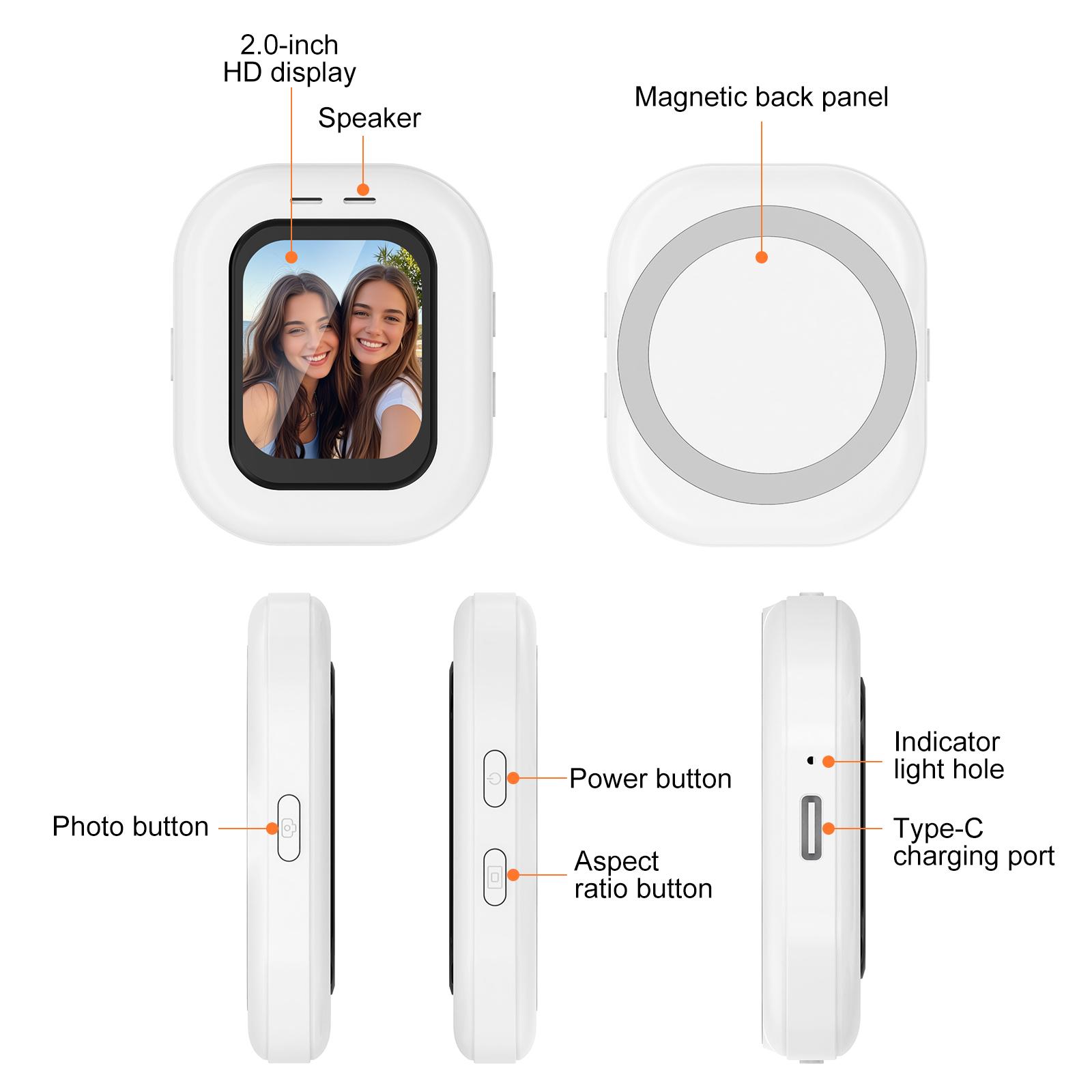 PULUZ マグネット式スマホ用Vlog自撮りモニター画面  - Photography Zoom のレビューと価格