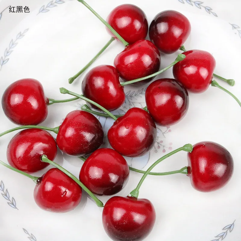 30 個偽チェリーシミュレーションチェリーオーナメントクラフ - Photography Of Food のレビューと価格