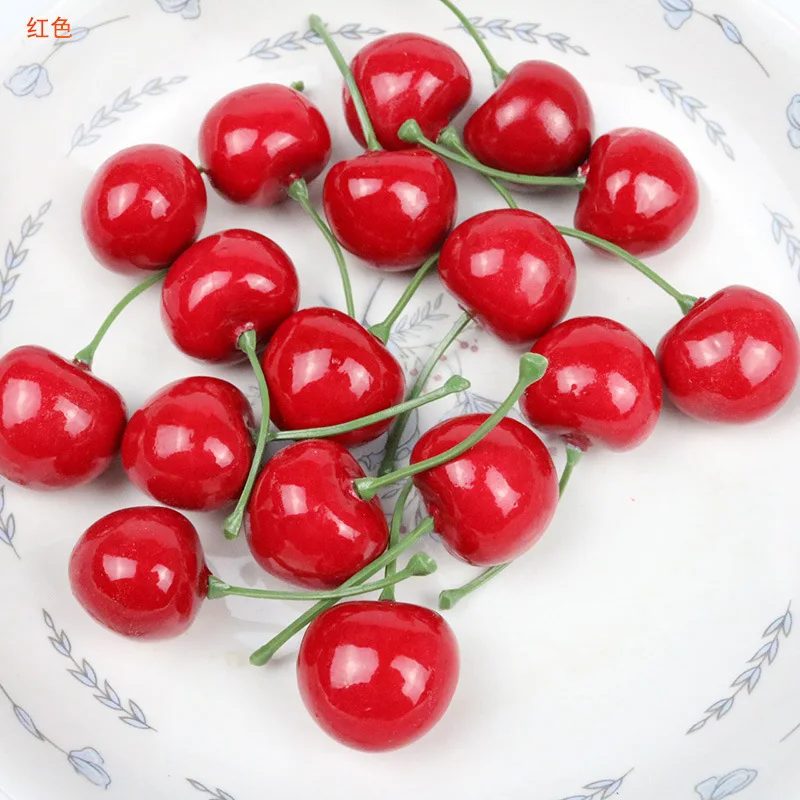 30 個偽チェリーシミュレーションチェリーオーナメントクラフ - Photography Of Food のレビューと価格