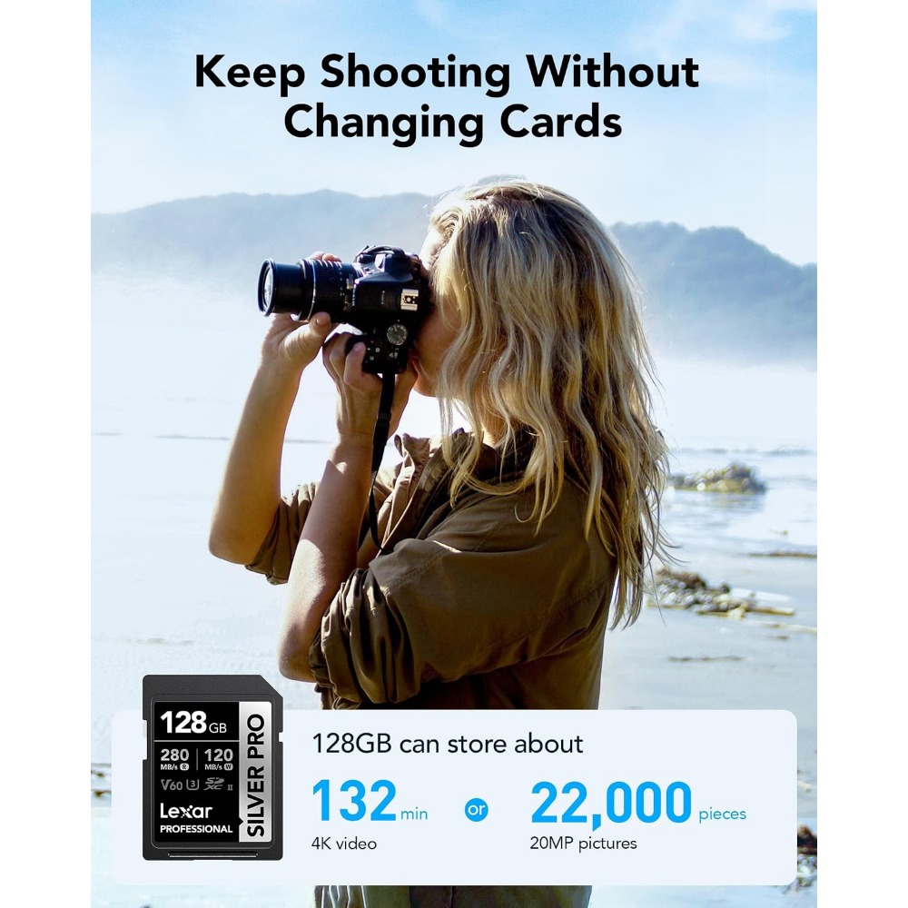 128GB UHS-II C10 U3 V60 280MB/ - Photography Of Memories のレビューと価格