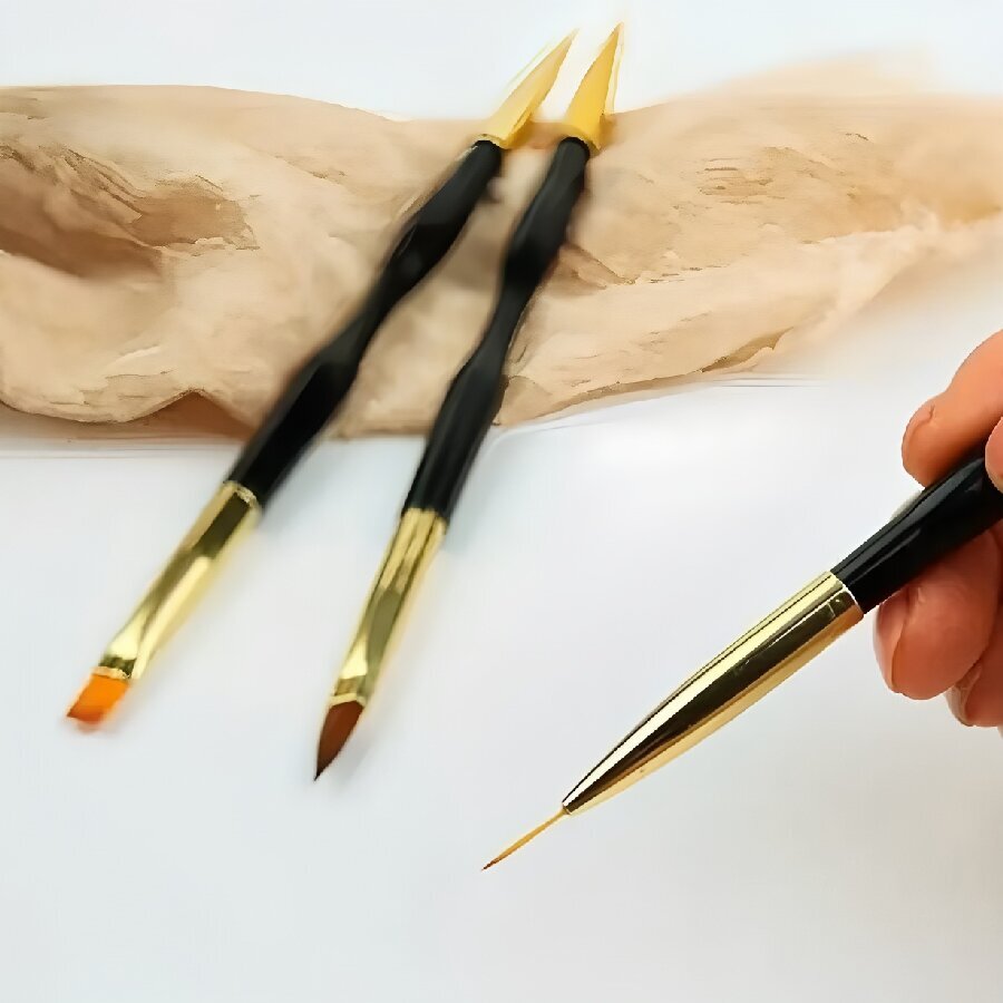 非常に細かい彫刻、線画、フックとループブラシ、ネイルアートが - Photography Fine Art のレビューと価格