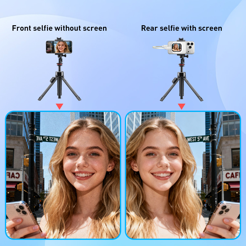 スマホVlog自撮りモニタースクリーンホルダークリップマウン - Photography Zoom のレビューと価格