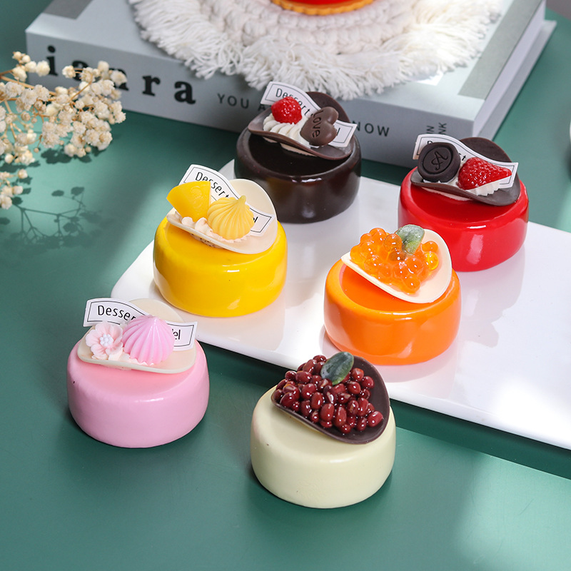 1PC 人工フルーツケーキビスケット偽食品装飾写真撮影プロ食 - Photography Of Food のレビューと価格