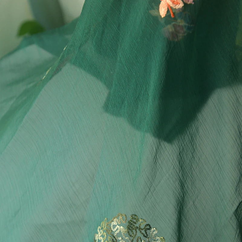 145x50cm ダークブラックグリーンの薄いシフォン生地、 - Photography Dark Cloth のレビューと価格