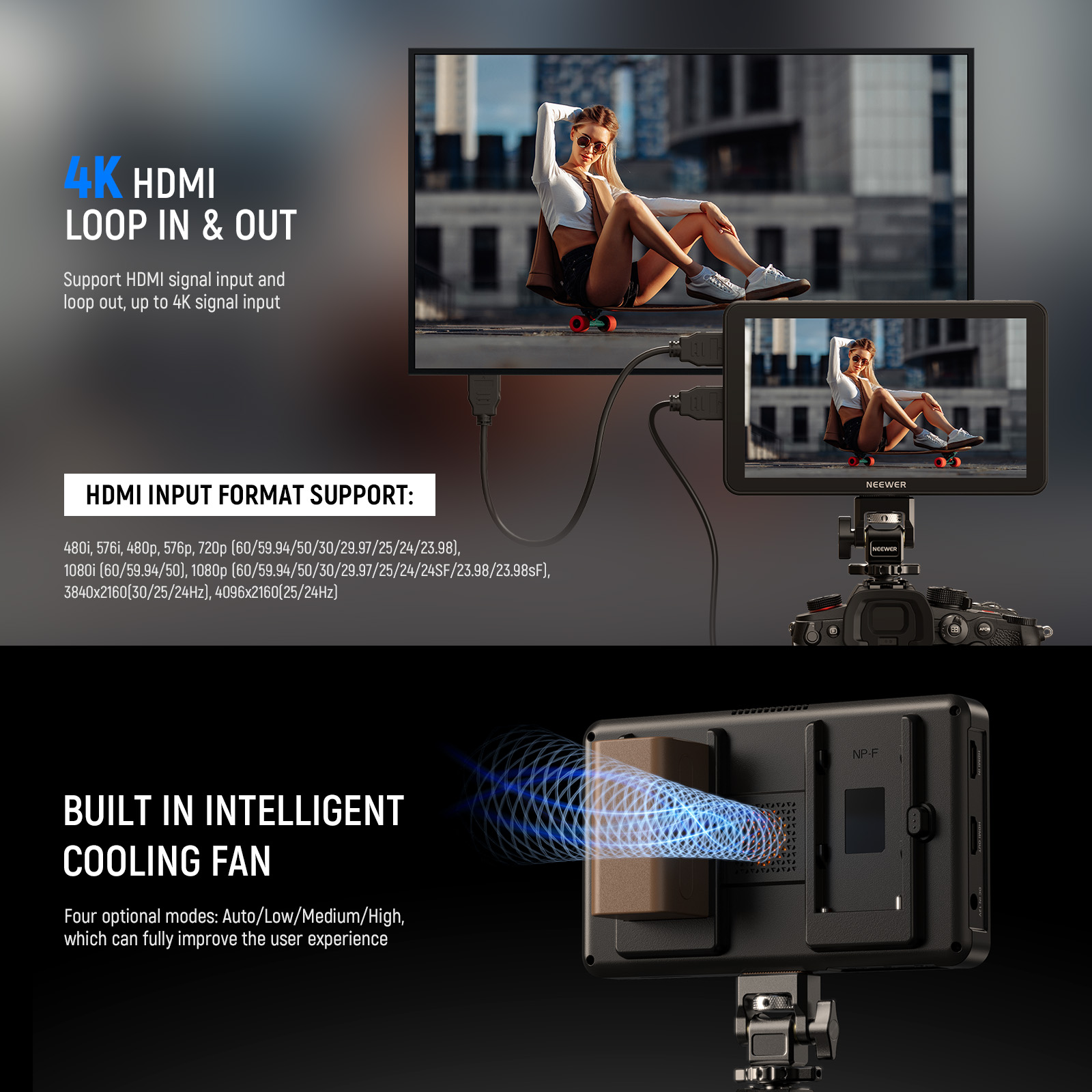 NEEWER F700 7インチカメラフィールドモニター、4 - Photography Zoom のレビューと価格