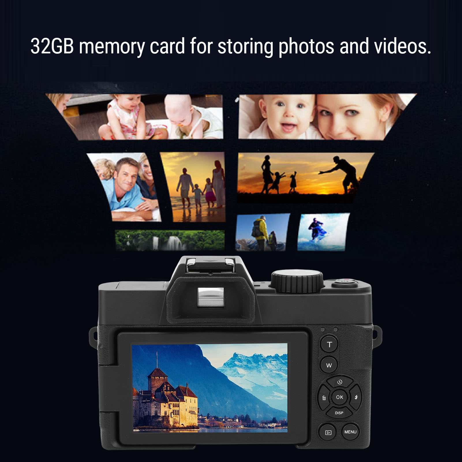 米国旅行用カメラ 4K 48MP ミラーレスカメラ 16倍ズ - Photography Of Memories のレビューと価格