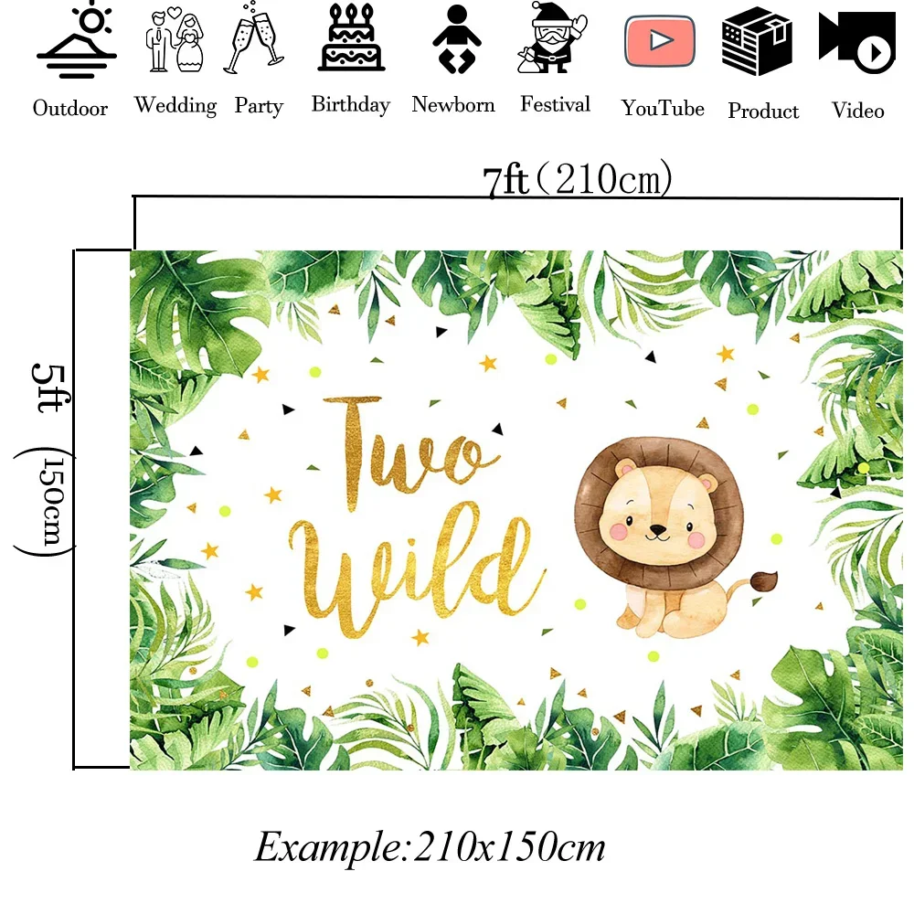 モクシカ ジャングル ベビーシャワー ライオン 2歳の誕生日 - Photography Zone のレビューと価格
