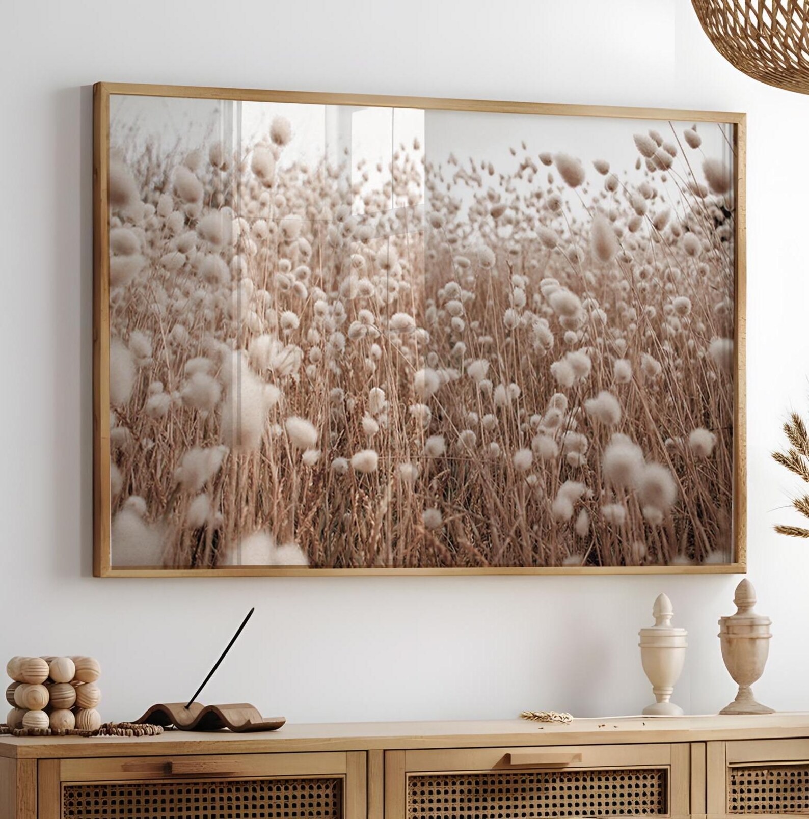 野花プリント、ニュートラルな植物プリント、ファインアート自然 - Photography Fine Art のレビューと価格