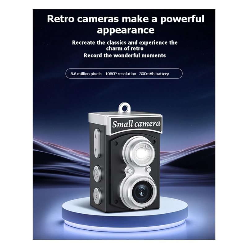 【広報】HD 1080Pキーホルダーミニレトロカメラ、1.1 - Photography Of Memories のレビューと価格